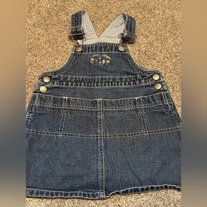 Tommy Hilfiger Kids Blue Denim Overall Dress, size 18-24 months